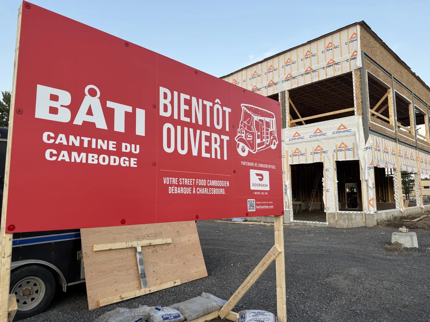 Chantier Bati Cantine Charlesbourg, une nouvelle étape pour la marque familiale